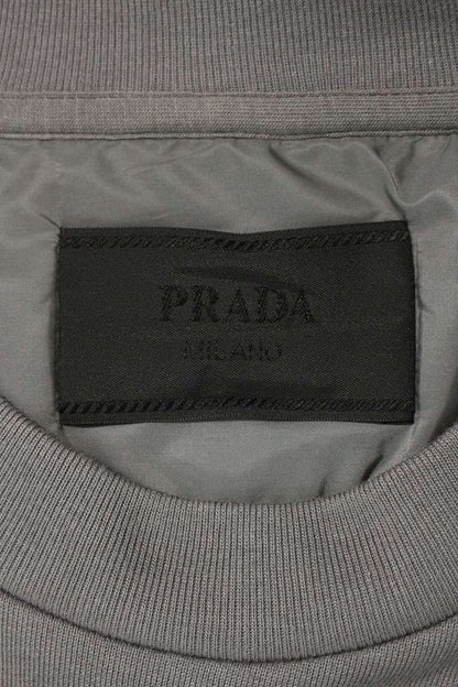 Prada Ujl21a Material Change Logo Crew Neck Sweatshirt Men's XXXL