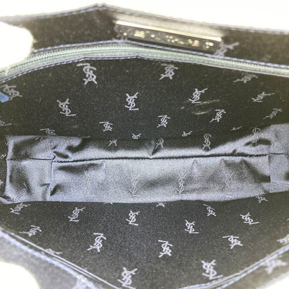 Saint Laurent Shoulder Bag White Leather Ladies Vintage Men Fashion