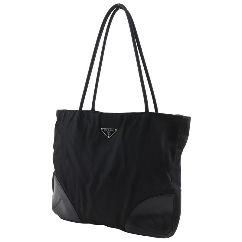 Prada Nylon Black Women's Tote Bag
