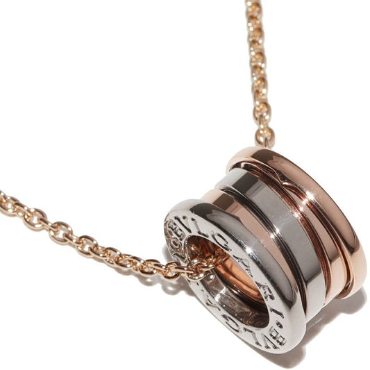 Bulgari Pendant Necklace 18K White Gold 18K Pink Gold Bzero1 Perfect Mistake