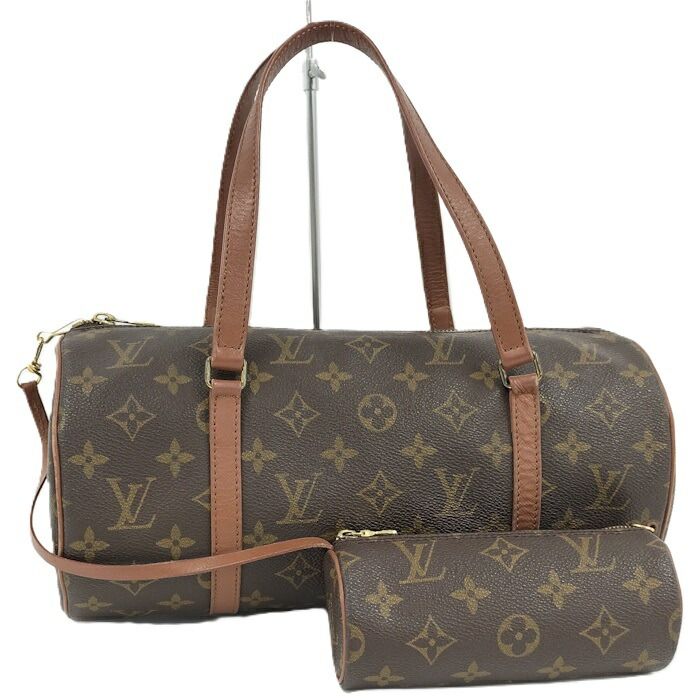 Louis Vuitton Papillon 30 Handbag Monogram Brown M51385