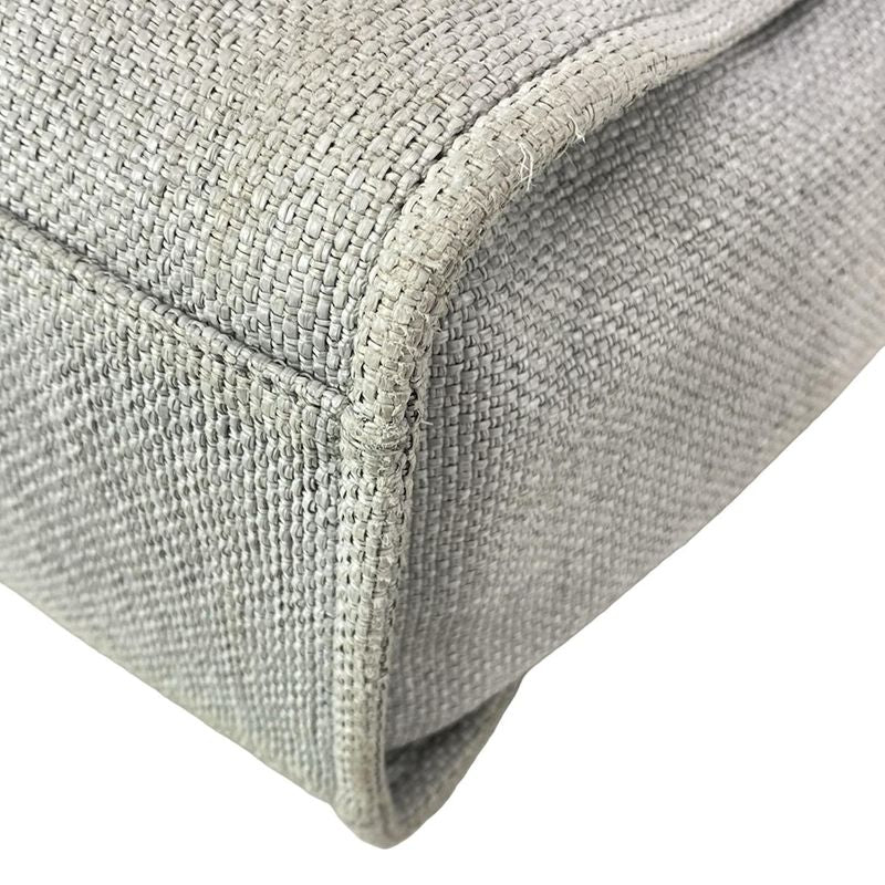 Chanel Tote Bag Deauville Line GM Light Gray X Black 2WAY / Chain Shoulder /