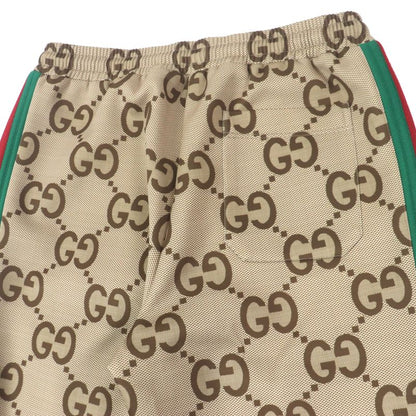 Gucci 22SS 715192 Jumbo GG Jogging Pant Brownish L Men's