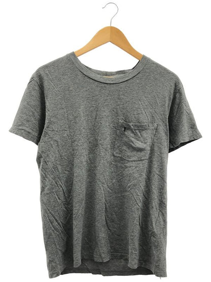 Saint Laurent Paris 2016 Pocket Embroidery T Men's Gray M