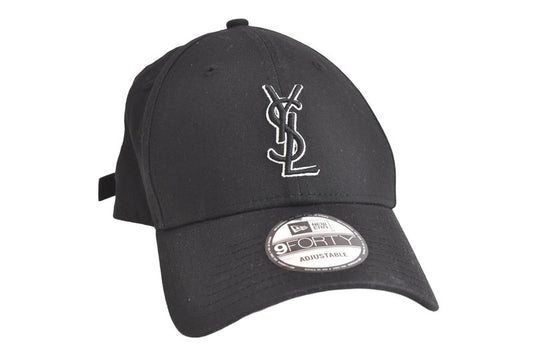 Saint Laurent Nieuw Ella Vintage Cap Canvas Black 2751n
