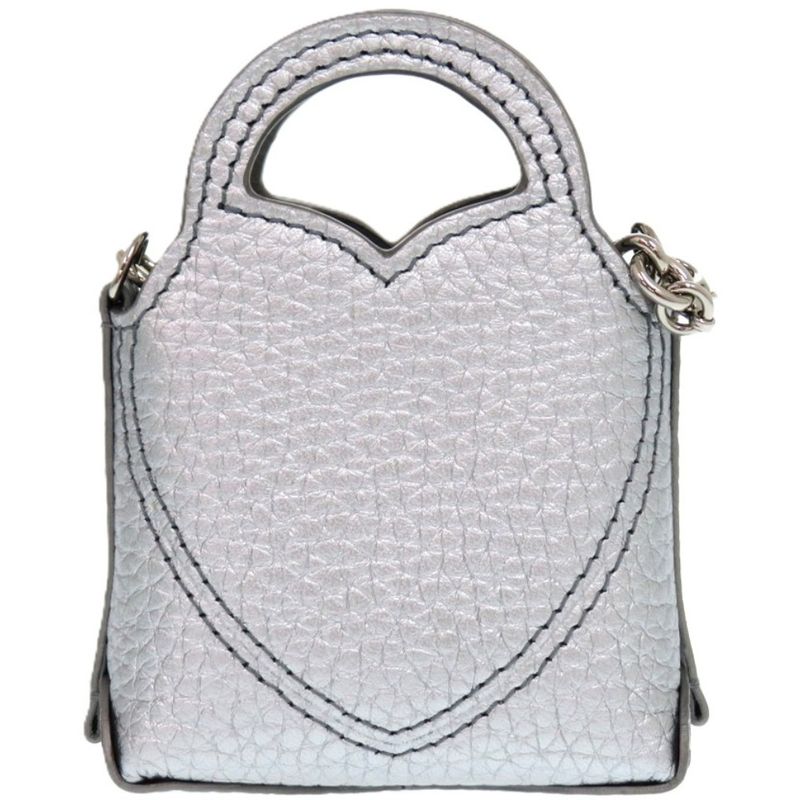 Tiffany & Co Return To Tiffany & Co Tote Leather Silver Micro Tote 0059 Tiffany