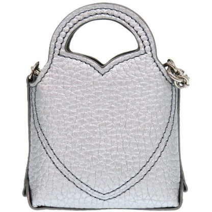 Tiffany & Co Return To Tiffany & Co Tote Leather Silver Micro Tote 0059 Tiffany