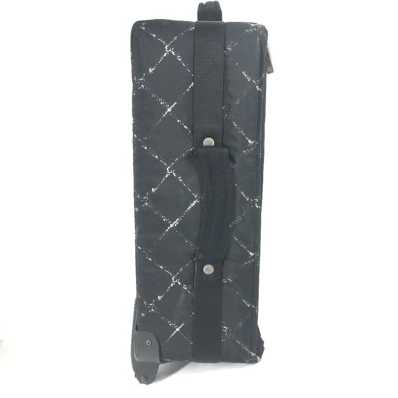 Chanel Carry-on Bag Old Travel Line Nylon Black