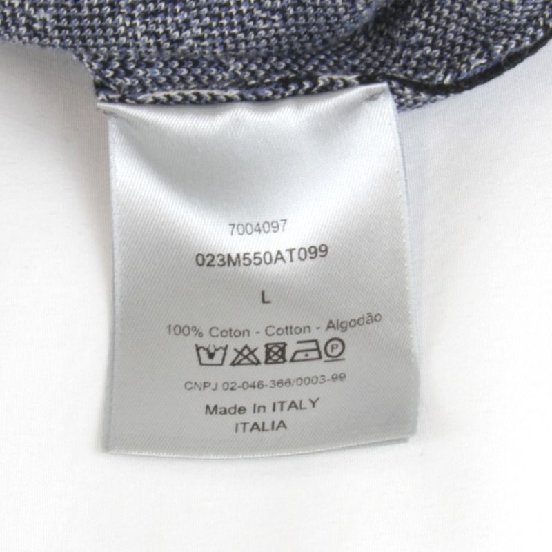 Christian Dior [christian Dior] 023m550at099 Oblique Size L Long Sleeve