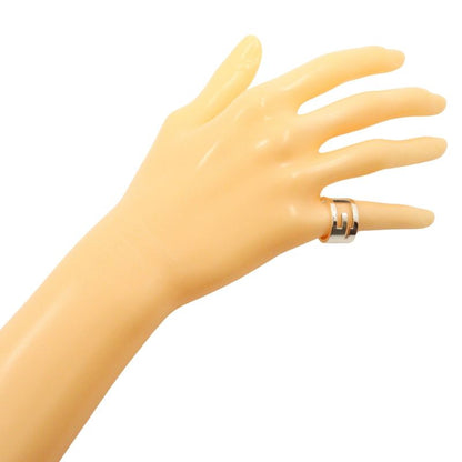 Gucci Branded G Wide Ring Silver 925 Size 12 Ladies 10.8g Ring