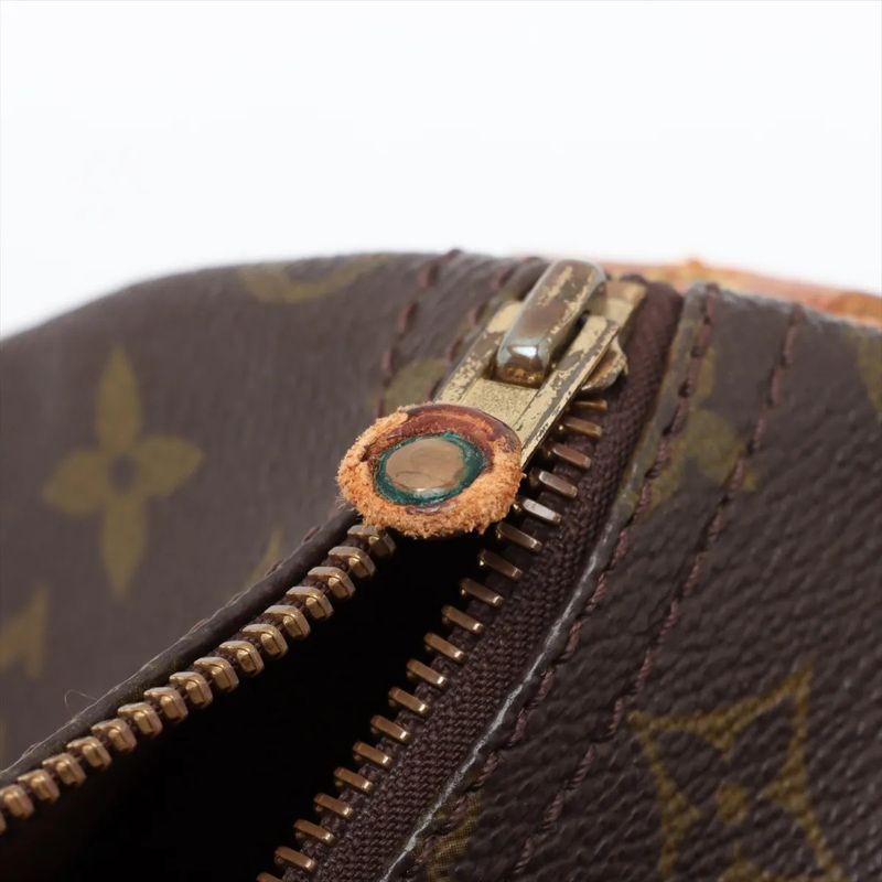 Louis Vuitton Monogram Speedy 30 Leather Handbag Mini Boston M41526 Tote Brown