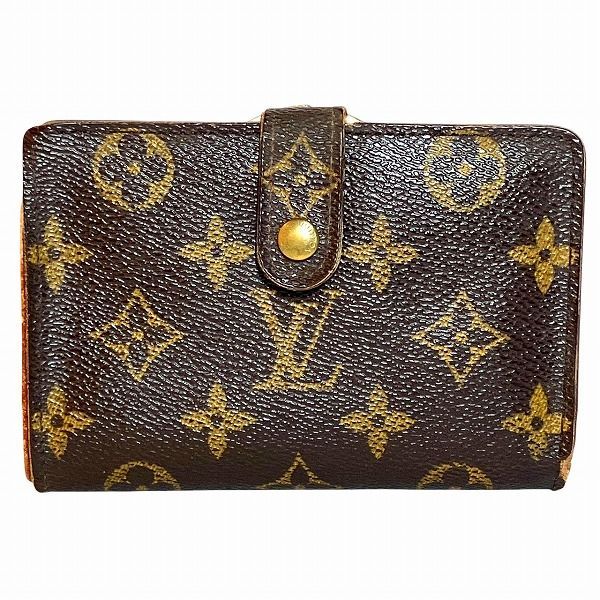 Louis Vuitton Monogram Porte Monevier Viennois M61663 Clasping Bifold Wallet