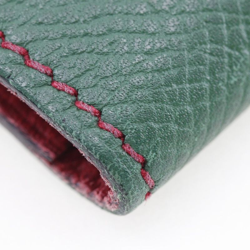 Hermes Alasif Post-it Case Leather □A Unisex Coin Case