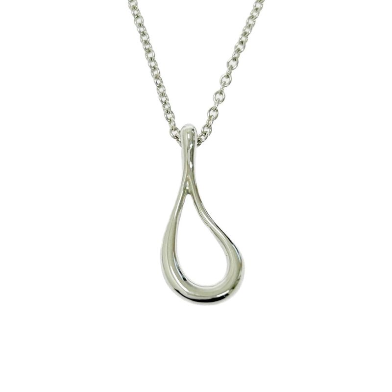 Tiffany & Co Tiffany & Co Silver Open Tia Dos Rop Necklace 2.0g 925 Engraved