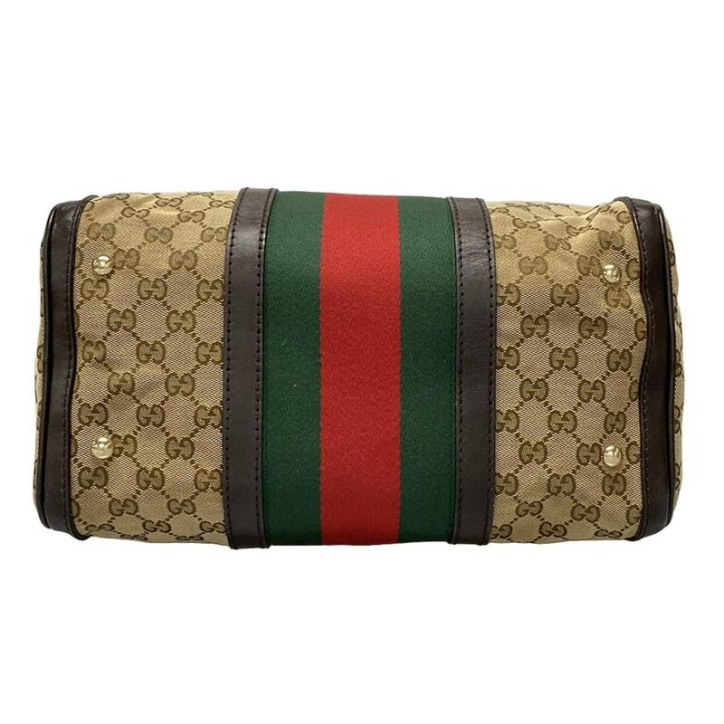 Gucci Handbag GG Patternsherry (web) 247205 Dark Brown X Beige X Multi Mini