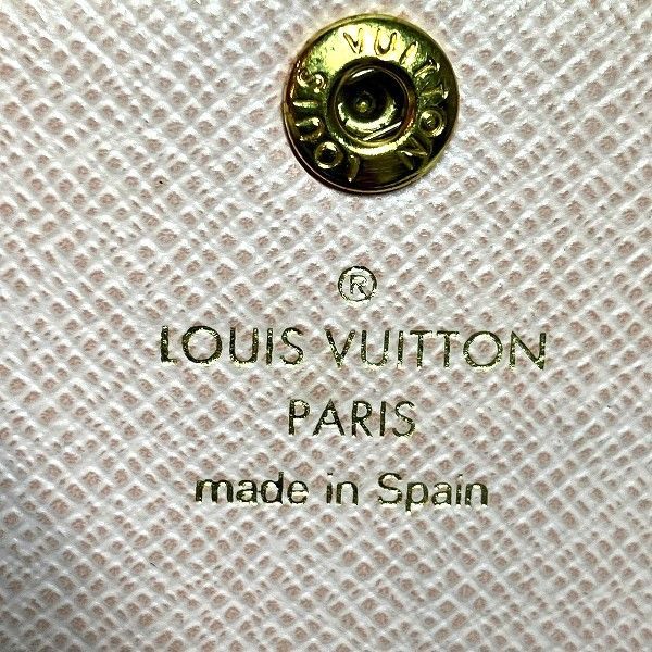 Louis Vuitton Damier Portmonnais Rosali N64423 Bifold Wallet For Women