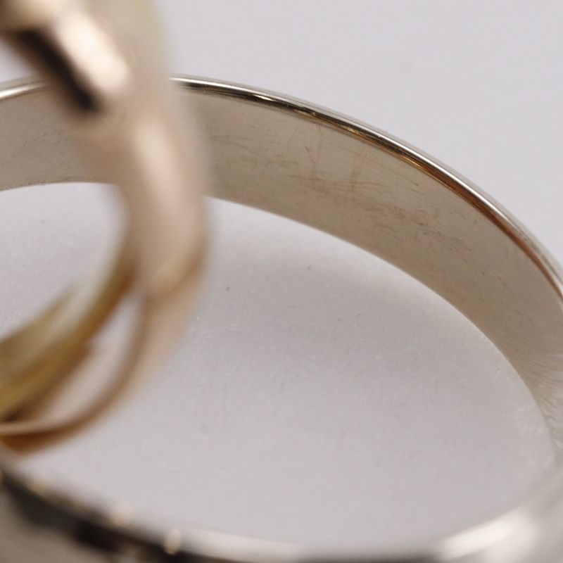 Cartier Trinity 18K Gold (yg×pg×wg) No 10 Ladies 7.1g Ring