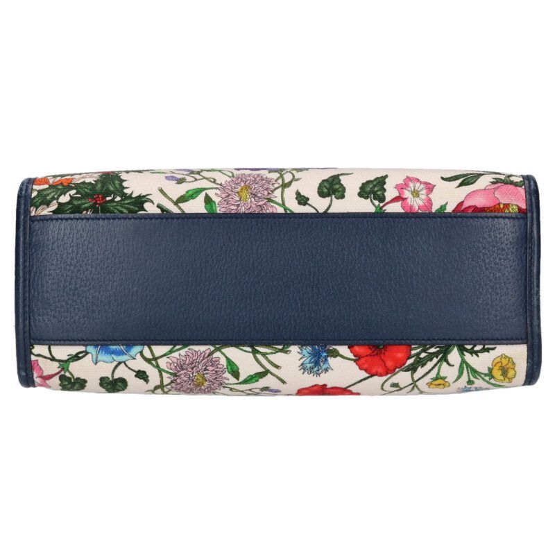Gucci 550141 2-way Handbag With Flower Design Women