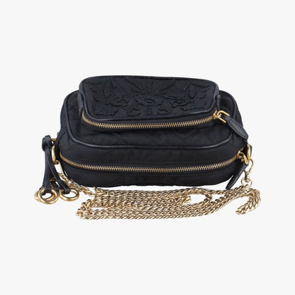 Prada Corsair Quilted Tessuto Black Nylon 180/c