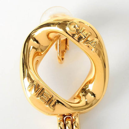 Chanel Earrings Faux Pearl Earrings Gold