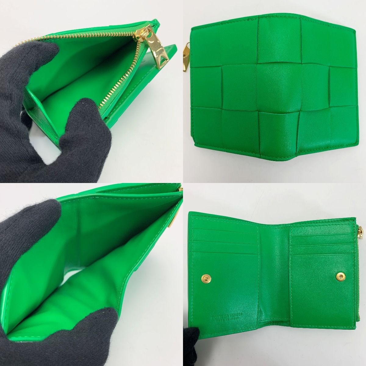 Bottega Veneta Wallet Maxi Intrecciato Small Cassette Compact