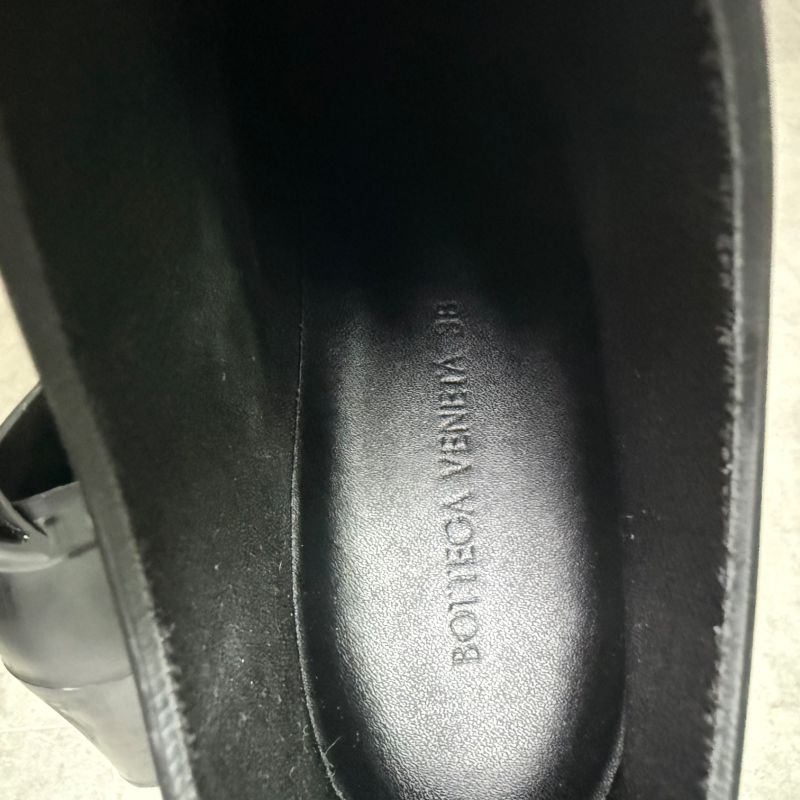 Bottega Veneta Rain Short Boots 38 25cm (9.84in) Black Storage Bag Rubber Boots