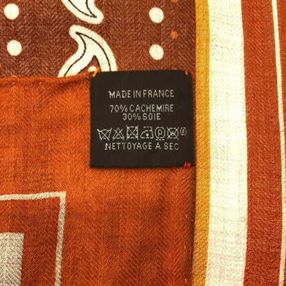 Hermes | 140 Selle De Dignitaire Bandana Cashmere Silk High Official's Saddle