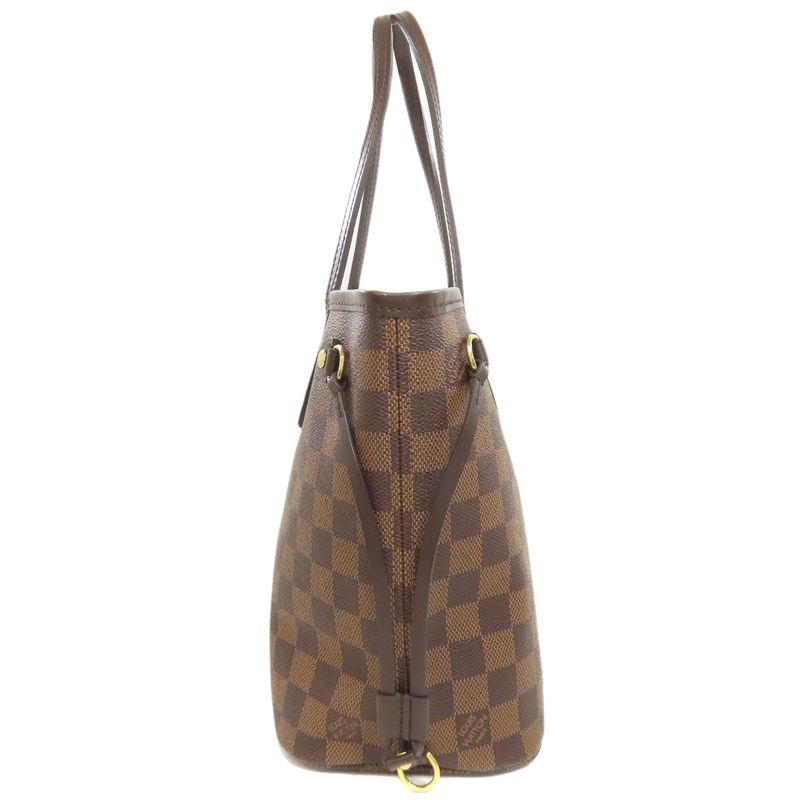Louis Vuitton N41359 Neverfull PM Handbag Damier Canvas Women
