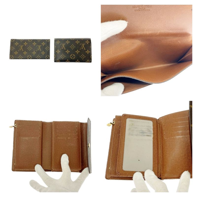 Louis Vuitton Monogram PVC Wallet 5-Piece Set Brown 403622 Long Wallet