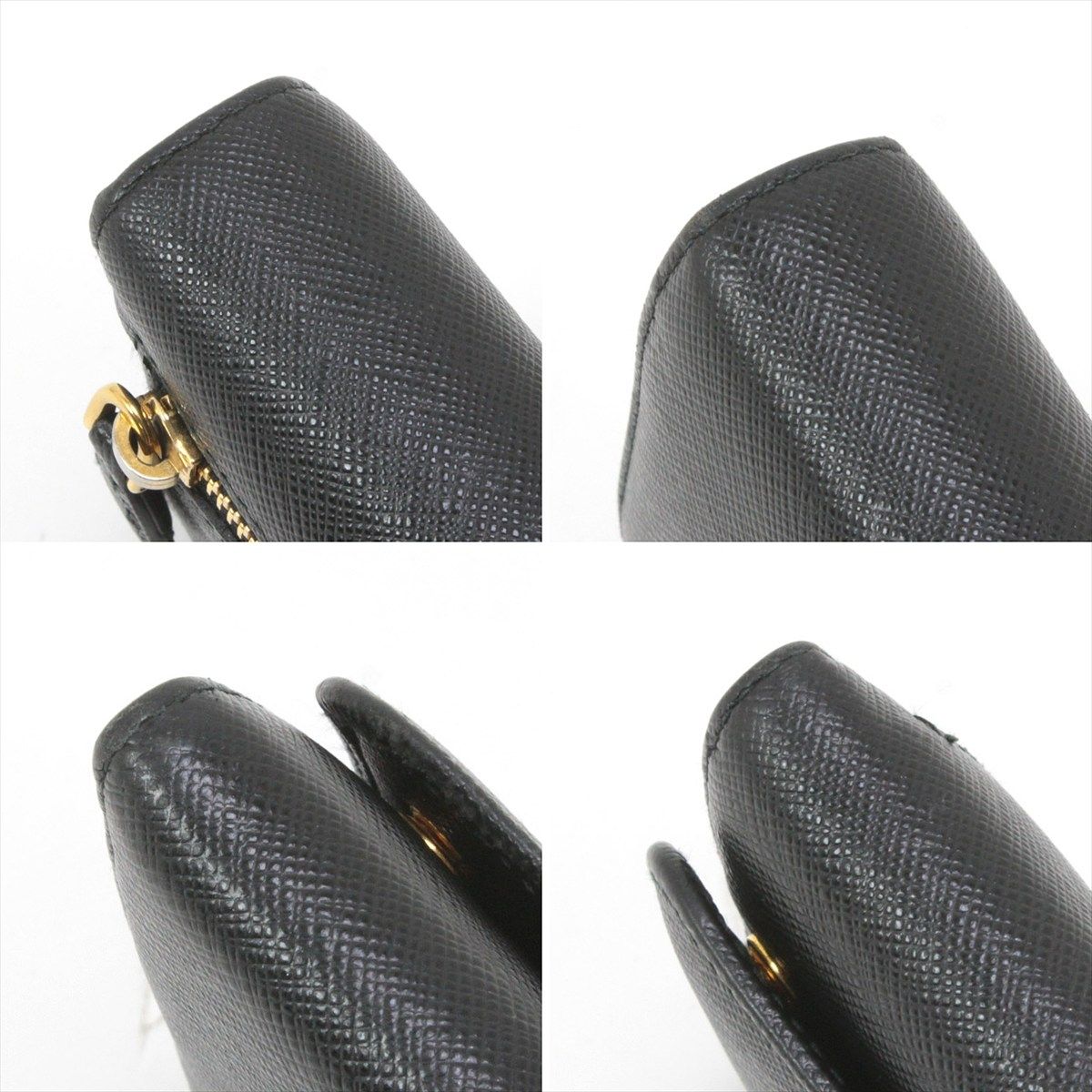 Prada Saffiano Bifold Long Wallet Black