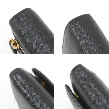 Prada Saffiano Bifold Long Wallet Black