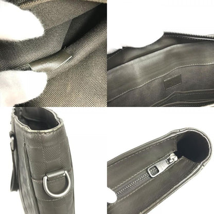 Louis Vuitton Handbag Tadao PM N41270 Damier Infini Leather Meteor Brown