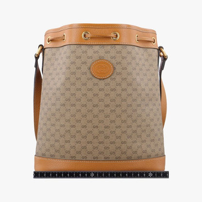 Gucci Micro Gg/small Bucket Bag Multicolor PVC Coated Canvas 602691 I031391325