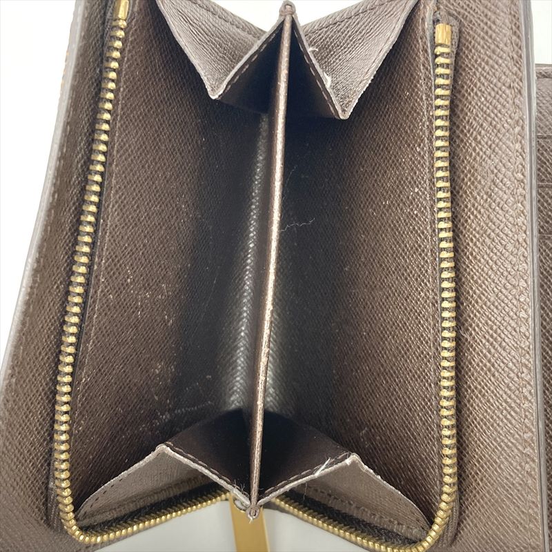 Louis Vuitton Portefeuille Joy Bifold Wallet Damier Ebène Leather N60034 Brown