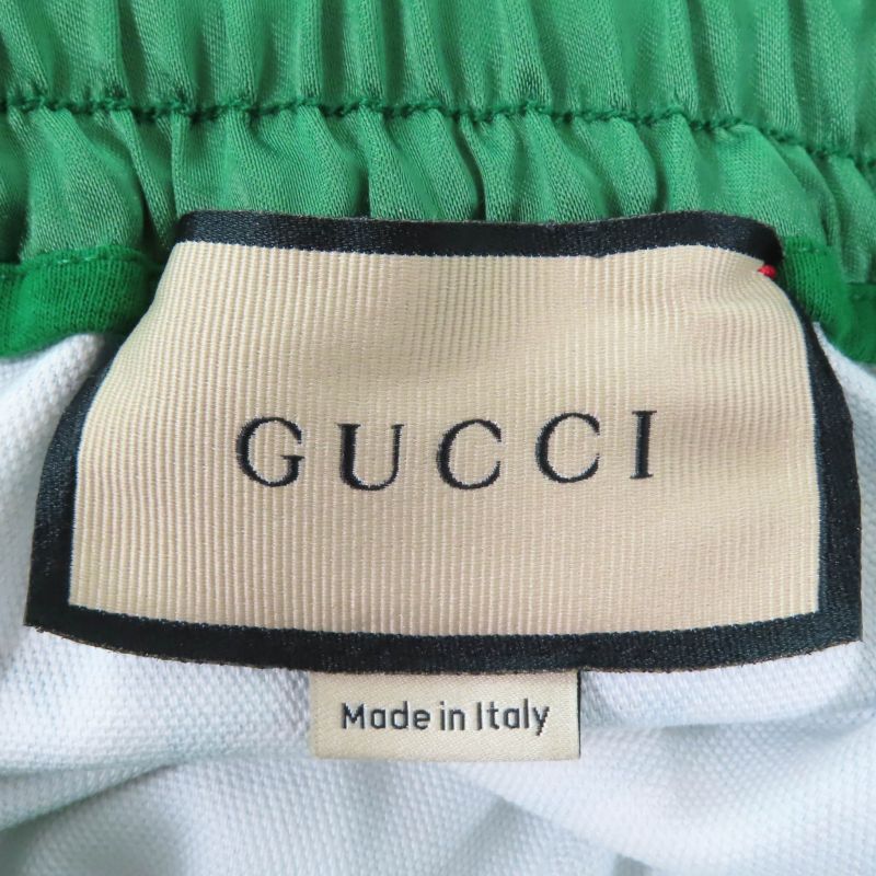 Gucci 693162 100% Cotton Los Angeles Palm Tree Print Skirt Multicolor M Made In