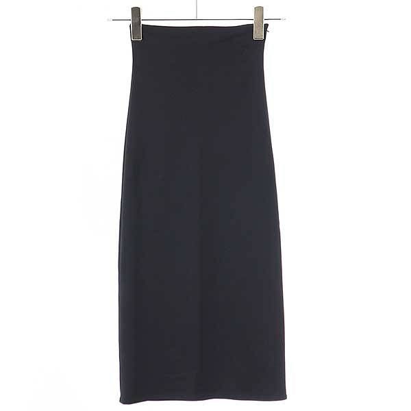 Prada 23ss Jersey Long Skirt Jersey Long Skirt 31116 Black 36