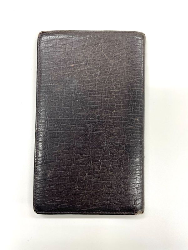 Gucci Interlocking G Logo Leather Long Wallet Billfold 124575 Black Made In