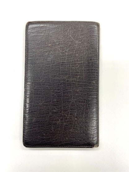 Gucci Interlocking G Logo Leather Long Wallet Billfold 124575 Black Made In