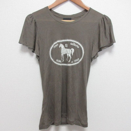 Fendi Butterfly Sleeve Cut and Sewn Size 40 Beige Women's Used