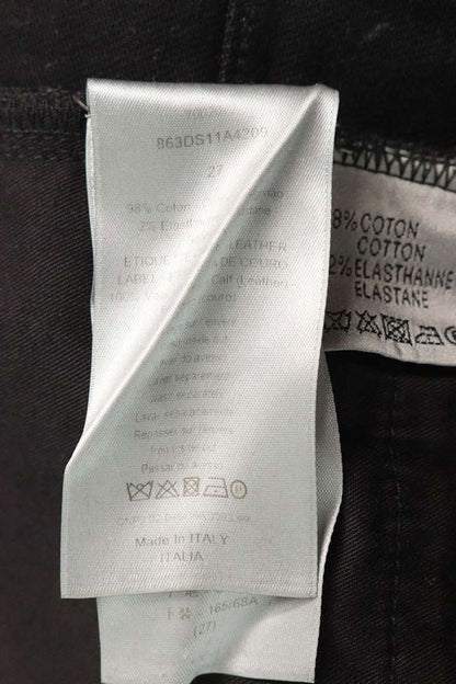 Dior 863ds11a4209 Button Fly Stretch Denim Pants Men's 27