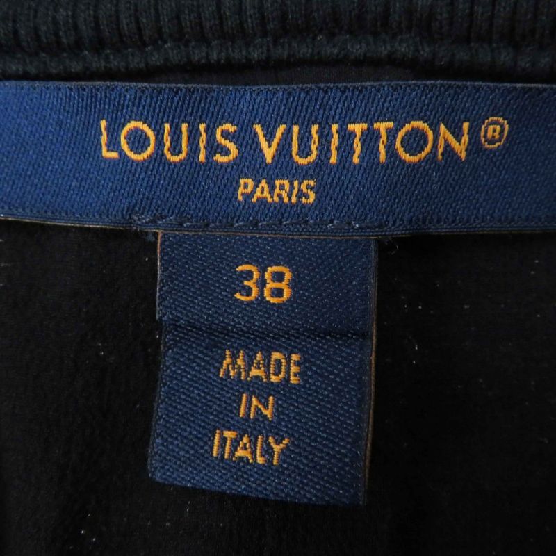 Louis Vuitton 23SS 1aayvw Zip Up Lurex Tweed Dress/short Sleeve Dress Black