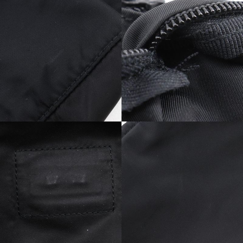 Prada Waist Pouch Nylon NERO Black Unisex Body Bag