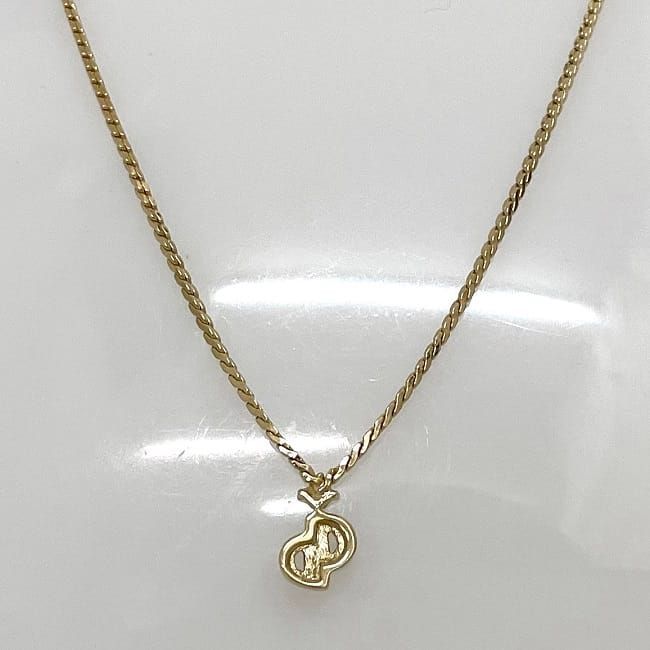 Christian Dior Necklace Ec22690 Gold Excellent Condition GP