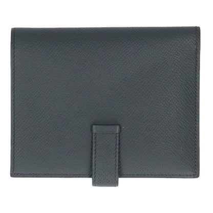 Hermes Bearn Compact W Engraved Svhardware Wallet Men's