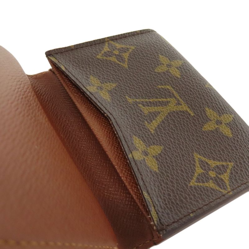 Louis Vuitton M62920 Enveloppe Carte De Visite Card Case Monogram Canvas Women