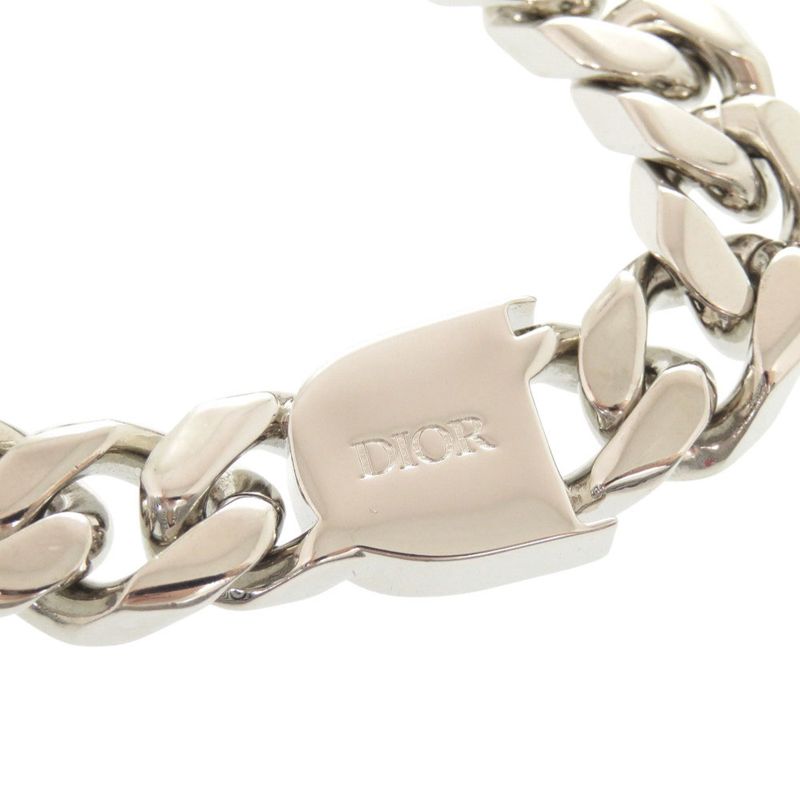 Dior Logo Metal Silver Chain Bracelet 1063 Dior Men's