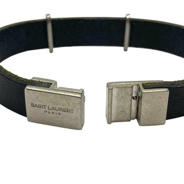 Saint Laurent Cassandra Bracelet Bangle Bracelet Accessories YSL Logo Leather