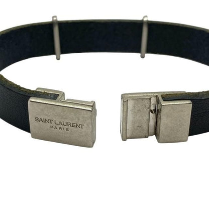 Saint Laurent Cassandra Bracelet Bangle Bracelet Accessories YSL Logo Leather