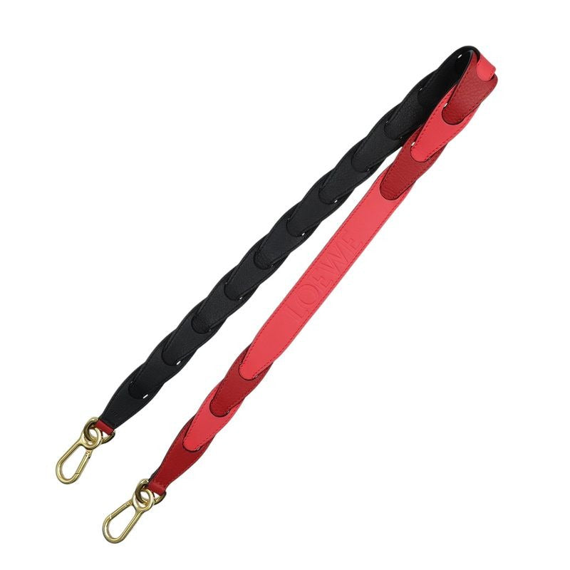 Loewe Leather Gold Hardware Pink Red Shoulder Strap 0801