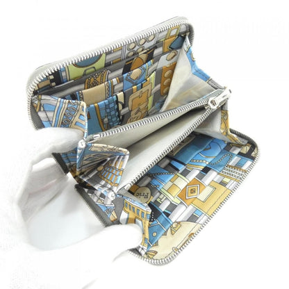 Hermes Collier de Chiens Silk in Compact Wallet — view 4